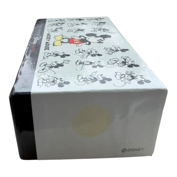 VTG Disney Mickey Mouse Watch Women Gold Rhinestone Link Disney Store Box